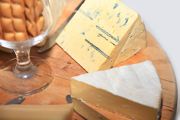 Image showing Cheese platter