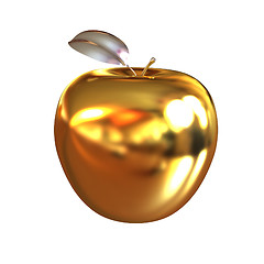 Image showing Gold apple