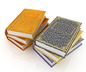 Image showing The stack of books