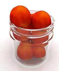 Image showing fresh peaches