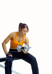 Image showing Woman exercising