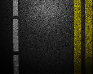 Image showing Asphalt abstract background 