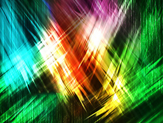 Image showing abstract colored strokes