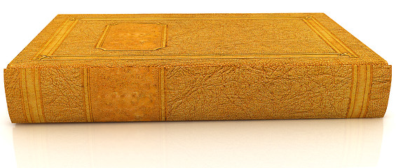 Image showing The leather book 