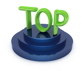 Image showing Top icon on white background