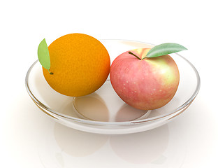 Image showing Citrus and apple