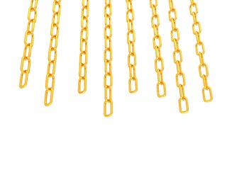 Image showing gold chains