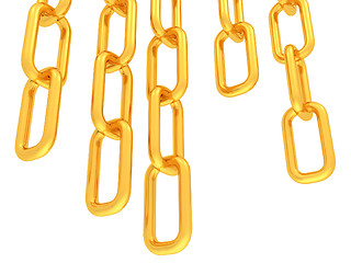 Image showing gold chains