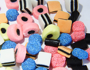 Image showing Piled up sweets