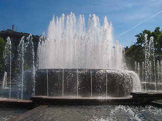 Image showing Fountain in Milan