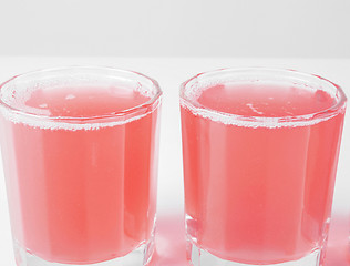 Image showing Pink grapefruit saft