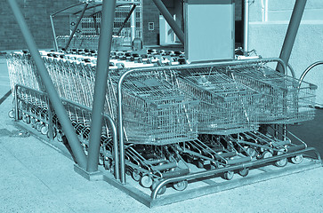 Image showing Shopping carts