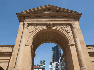 Image showing Porta Nuova in Milan