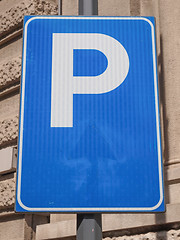 Image showing Parking sign