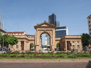 Image showing Porta Nuova in Milan