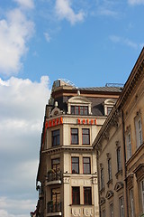 Image showing view to the house-tops in Lvov city