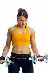 Image showing Woman exercising