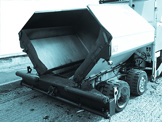 Image showing Asphalt machine