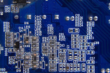 Image showing computer motherboard background