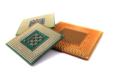 Image showing old microprocessors