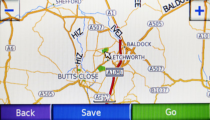 Image showing GPS screen