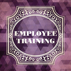 Image showing Employee Training Concept. Vintage design.