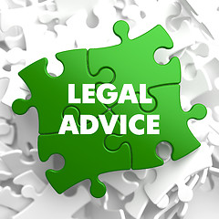 Image showing Legal Advice on Green Puzzle.