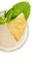 Image showing pineapple milk cocktail