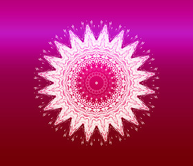 Image showing Abstract background with concentric design element