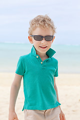 Image showing boy at vacation