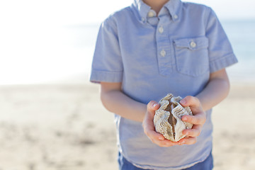 Image showing boy at vacation