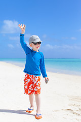 Image showing boy at vacation