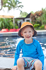 Image showing boy at vacation