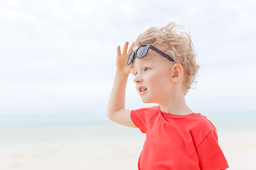 Image showing boy at vacation