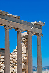 Image showing Ruins of the Acropolis.