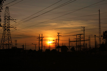 Image showing sunset