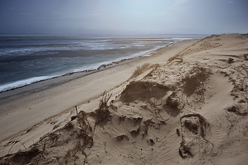 Image showing Sea and desert