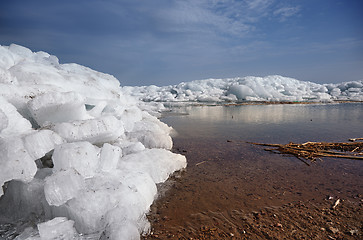 Image showing Ice hummock in Arctic