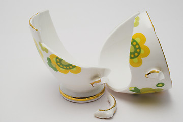 Image showing broken cup