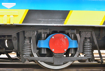 Image showing detail of  Train Wheel