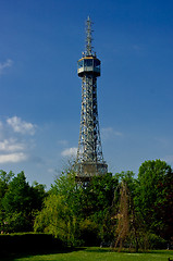 Image showing Lookout Tower on Petrin Hill.