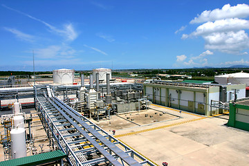 Image showing gas factory