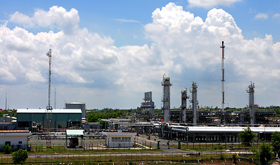 Image showing gas factory