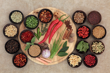 Image showing Culinary Herbs and Spices