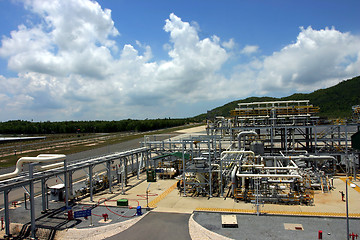 Image showing gas factory