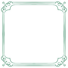 Image showing Vintage vector frame