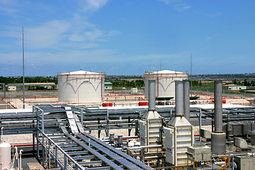 Image showing gas factory