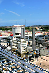 Image showing gas factory