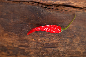 Image showing dry red chili peppers 