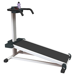 Image showing  Treadmill on White